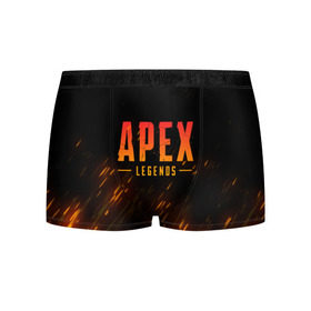 Мужские трусы 3D с принтом APEX LEGENDS BATTLE ROYAL в городе Новоалтайск, 50% хлопок, 50% полиэстер | классическая посадка, на поясе мягкая тканевая резинка | apex | apex legends | battle | battle royal | fire | titanfall | апекс | апекс легендс | батл рояль | битва | война | королевская битва | огонь