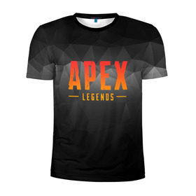 Мужская футболка 3D спортивная с принтом APEX LEGENDS | АПЕКС ЛЕГЕНДС в городе Новоалтайск, 100% полиэстер с улучшенными характеристиками | приталенный силуэт, круглая горловина, широкие плечи, сужается к линии бедра | Тематика изображения на принте: abstraction | apex | apex legends | battle | battle royal | titanfall | абстракция | апекс | апекс легендс | батл рояль | битва | война | королевская битва