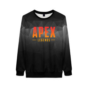 Женский свитшот 3D с принтом APEX LEGEND в городе Новоалтайск, 100% полиэстер с мягким внутренним слоем | круглый вырез горловины, мягкая резинка на манжетах и поясе, свободная посадка по фигуре | abstraction | apex | apex legends | battle | battle royal | titanfall | абстракция | апекс | апекс легендс | батл рояль | битва | война | королевская битва