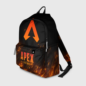 Рюкзак 3D с принтом APEX LEGENDS | АПЕКС ЛЕГЕНДС в городе Новоалтайск, 100% полиэстер | лямки с регулируемой длиной, сверху петелька, чтобы рюкзак можно было повесить на вешалку. Основное отделение закрывается на молнию, как и внешний карман. Внутри два дополнительных кармана, один из которых закрывается на молнию. По бокам два дополнительных кармашка | apex | apex legends | battle | battle royal | fire | titanfall | апекс | апекс легендс | батл рояль | битва | война | королевская битва | огонь