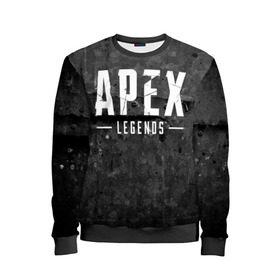 Детский свитшот 3D с принтом APEX Legends в городе Новоалтайск, 100% полиэстер | свободная посадка, прямой крой, мягкая тканевая резинка на рукавах и понизу свитшота | 2 | 2019 | 3 | apex | game | legends | titanfall | игра | титанфолл