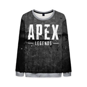 Мужской свитшот 3D с принтом APEX Legends в городе Новоалтайск, 100% полиэстер с мягким внутренним слоем | круглый вырез горловины, мягкая резинка на манжетах и поясе, свободная посадка по фигуре | 2 | 2019 | 3 | apex | game | legends | titanfall | игра | титанфолл
