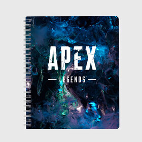 Тетрадь с принтом APEX Legends в городе Новоалтайск, 100% бумага | 48 листов, плотность листов — 60 г/м2, плотность картонной обложки — 250 г/м2. Листы скреплены сбоку удобной пружинной спиралью. Уголки страниц и обложки скругленные. Цвет линий — светло-серый
 | 2 | 2019 | 3 | apex | game | legends | titanfall | игра | титанфолл
