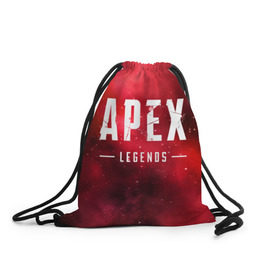 Рюкзак-мешок 3D с принтом APEX Legends в городе Новоалтайск, 100% полиэстер | плотность ткани — 200 г/м2, размер — 35 х 45 см; лямки — толстые шнурки, застежка на шнуровке, без карманов и подкладки | 2 | 2019 | 3 | apex | game | legends | titanfall | игра | титанфолл