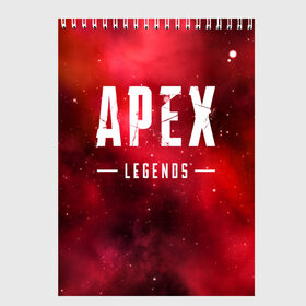 Скетчбук с принтом APEX Legends в городе Новоалтайск, 100% бумага
 | 48 листов, плотность листов — 100 г/м2, плотность картонной обложки — 250 г/м2. Листы скреплены сверху удобной пружинной спиралью | 2 | 2019 | 3 | apex | game | legends | titanfall | игра | титанфолл