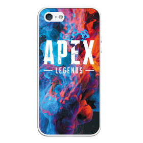 Чехол для iPhone 5/5S матовый с принтом Apex Legends в городе Новоалтайск, Силикон | Область печати: задняя сторона чехла, без боковых панелей | Тематика изображения на принте: apex | battle royale | legends | titanfall | апекс | легенды