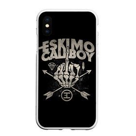 Чехол для iPhone XS Max матовый с принтом Eskimo Callboy в городе Новоалтайск, Силикон | Область печати: задняя сторона чехла, без боковых панелей | Тематика изображения на принте: bury me in vegas | crystals | danskimo | eskimo callboy | sushi | the scene | we are the mess | группы | метал | музыка | рок | эскимо колбой