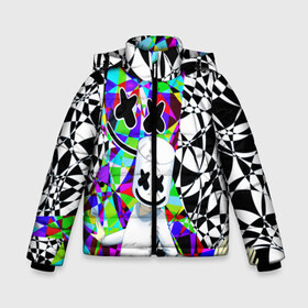 Зимняя куртка для мальчиков 3D с принтом Marshmello в городе Новоалтайск, ткань верха — 100% полиэстер; подклад — 100% полиэстер, утеплитель — 100% полиэстер | длина ниже бедра, удлиненная спинка, воротник стойка и отстегивающийся капюшон. Есть боковые карманы с листочкой на кнопках, утяжки по низу изделия и внутренний карман на молнии. 

Предусмотрены светоотражающий принт на спинке, радужный светоотражающий элемент на пуллере молнии и на резинке для утяжки | alone | beautiful now | disc | dj | jockey | marshmallow | американский | диджей | дискотека | маршмэллоу | продюсер