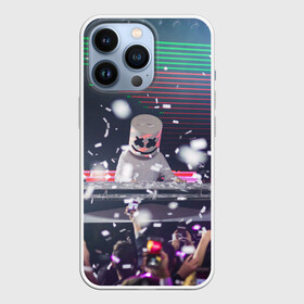 Чехол для iPhone 13 Pro с принтом Marshmello в городе Новоалтайск,  |  | Тематика изображения на принте: alone | beautiful now | disc | dj | jockey | marshmallow | американский | диджей | дискотека | маршмэллоу | продюсер