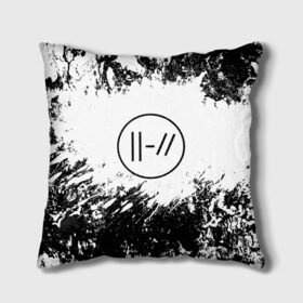 Подушка 3D с принтом TWENTY ONE PILOTS в городе Новоалтайск, наволочка – 100% полиэстер, наполнитель – холлофайбер (легкий наполнитель, не вызывает аллергию). | состоит из подушки и наволочки. Наволочка на молнии, легко снимается для стирки | city | josh dun | twenty one pilots | tyler joseph | urban | альбом | город | музыка