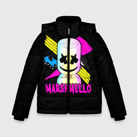 Зимняя куртка для мальчиков 3D с принтом Marshmello в городе Новоалтайск, ткань верха — 100% полиэстер; подклад — 100% полиэстер, утеплитель — 100% полиэстер | длина ниже бедра, удлиненная спинка, воротник стойка и отстегивающийся капюшон. Есть боковые карманы с листочкой на кнопках, утяжки по низу изделия и внутренний карман на молнии. 

Предусмотрены светоотражающий принт на спинке, радужный светоотражающий элемент на пуллере молнии и на резинке для утяжки | alone | beautiful now | disc | dj | jockey | marshmallow | американский | диджей | дискотека | маршмэллоу | продюсер
