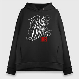 Женское худи Oversize хлопок с принтом Parkway Drive в городе Новоалтайск, френч-терри — 70% хлопок, 30% полиэстер. Мягкий теплый начес внутри —100% хлопок | боковые карманы, эластичные манжеты и нижняя кромка, капюшон на магнитной кнопке | atlas | ire | parkway drive | pd | группы | метал | музыка | рок | хеви метал