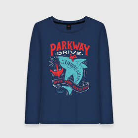 Женский лонгслив хлопок с принтом Parkway Drive в городе Новоалтайск, 100% хлопок |  | atlas | ire | parkway drive | pd | группы | метал | музыка | рок | хеви метал