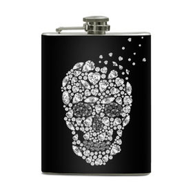 Фляга с принтом Diamond skull в городе Новоалтайск, металлический корпус | емкость 0,22 л, размер 125 х 94 мм. Виниловая наклейка запечатывается полностью | background | black | death | diamond skull | drawing | graphics | hal | hearts | precious stones | symbol | wealth | богатство | бриллиантовый | графика | день мертвых | драгоценные | камни | мексика | праздник | рисунок | сердца | символ | фон |
