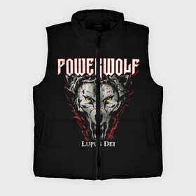 Мужской жилет утепленный 3D с принтом Powerwolf в городе Новоалтайск,  |  | heavy metal | metal | powerwolf | группы | метал | музыка | пауэр метал | рок | хеви метал