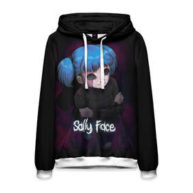 Мужская толстовка 3D с принтом Sally Face (17) в городе Новоалтайск, 100% полиэстер | двухслойный капюшон со шнурком для регулировки, мягкие манжеты на рукавах и по низу толстовки, спереди карман-кенгуру с мягким внутренним слоем. | face | fisher | larry johnson | mask | sally | sally face | sally fisher | демоны | духи | маска | призраки | салли | салли фейс | салли фишер | фейс