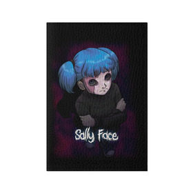 Обложка для паспорта матовая кожа с принтом Sally Face (17) в городе Новоалтайск, натуральная матовая кожа | размер 19,3 х 13,7 см; прозрачные пластиковые крепления | face | fisher | larry johnson | mask | sally | sally face | sally fisher | демоны | духи | маска | призраки | салли | салли фейс | салли фишер | фейс