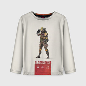 Детский лонгслив 3D с принтом Apex Legends bloodhound в городе Новоалтайск, 100% полиэстер | длинные рукава, круглый вырез горловины, полуприлегающий силуэт
 | apex | apex legends | fortnite | pubg | апекс | апекс легендс | пубг | фортнайт