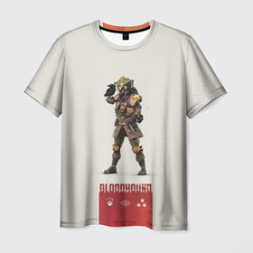 Мужская футболка 3D с принтом Apex Legends bloodhound в городе Новоалтайск, 100% полиэфир | прямой крой, круглый вырез горловины, длина до линии бедер | apex | apex legends | fortnite | pubg | апекс | апекс легендс | пубг | фортнайт