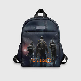 Детский рюкзак 3D с принтом The Division 2 в городе Новоалтайск, 100% полиэстер | лямки с регулируемой длиной, сверху петелька, чтобы рюкзак можно было повесить на вешалку. Основное отделение закрывается на молнию, как и внешний карман. Внутри дополнительный карман. По бокам два дополнительных кармашка | division | the division | the division 2 | tom clancys the division 2 | агенты | бандиты | белый дом | вашингтон | война | разруха | солдаты | турель