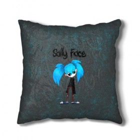 Подушка 3D с принтом Sally Face в городе Новоалтайск, наволочка – 100% полиэстер, наполнитель – холлофайбер (легкий наполнитель, не вызывает аллергию). | состоит из подушки и наволочки. Наволочка на молнии, легко снимается для стирки | blue | diane | face | fisher | gizmo | henry | johnson | killer | larry | sally | генри | гизмо | джонсон | диана | ларри | лицо | салли | фейс | фишер