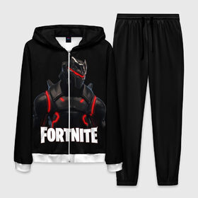 Мужской костюм 3D с принтом FORTNITE в городе Новоалтайск, 100% полиэстер | Манжеты и пояс оформлены тканевой резинкой, двухслойный капюшон со шнурком для регулировки, карманы спереди | fortnite | битва | игра | компьютерная игра | королевская | надпись | симулятор | фортнайт