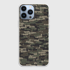 Чехол для iPhone 13 Pro Max с принтом Именной камуфляж. Игорь в городе Новоалтайск,  |  | Тематика изображения на принте: 23 февраля | армия | игорь | имя | камуфляж | паттерн | хаки
