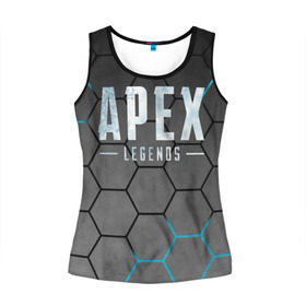 Женская майка 3D с принтом Apex Legends в городе Новоалтайск, 100% полиэстер | круглая горловина, прямой силуэт, длина до линии бедра | apex | battle royale | legends | titanfall | апекс | легенды | тайтанфол | титанфол