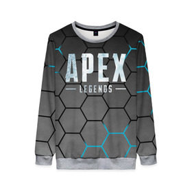 Женский свитшот 3D с принтом Apex Legends в городе Новоалтайск, 100% полиэстер с мягким внутренним слоем | круглый вырез горловины, мягкая резинка на манжетах и поясе, свободная посадка по фигуре | apex | battle royale | legends | titanfall | апекс | легенды | тайтанфол | титанфол