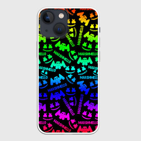 Чехол для iPhone 13 mini с принтом Marshmello в городе Новоалтайск,  |  | christopher comstock | dj | marshmello | music | диджей | клубная музыка | клубняк | крис комсток | логотип | маршмэллоу | музыка