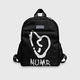 Детский рюкзак 3D с принтом XXXtentacion (Numb) в городе Новоалтайск, 100% полиэстер | лямки с регулируемой длиной, сверху петелька, чтобы рюкзак можно было повесить на вешалку. Основное отделение закрывается на молнию, как и внешний карман. Внутри дополнительный карман. По бокам два дополнительных кармашка | Тематика изображения на принте: bad | logo | numb | people | sad | tentacion | xxx | xxxtentacion | тентасион