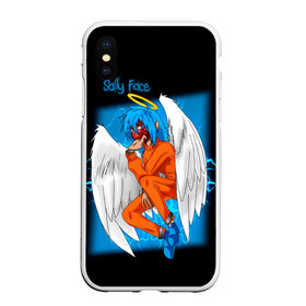 Чехол для iPhone XS Max матовый с принтом Sally Face Angel в городе Новоалтайск, Силикон | Область печати: задняя сторона чехла, без боковых панелей | Тематика изображения на принте: cтикер | game | larry | logo | mask | new | sally face | sf | ангел | без маски | гизмо | девид | девочка | игра | казнь | компьютер | лари | ларри | логотип | мальчик | маска | молнии | мрачная | на лице | надпись | пых