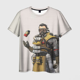 Мужская футболка 3D с принтом Apex Legends в городе Новоалтайск, 100% полиэфир | прямой крой, круглый вырез горловины, длина до линии бедер | apex | battle royale | legends | titanfall | апекс | легенды | тайтанфол | титанфол