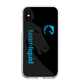 Чехол для iPhone XS Max матовый с принтом TEAM LIQUID в городе Новоалтайск, Силикон | Область печати: задняя сторона чехла, без боковых панелей | 2019 | blue | cybersport | esport | liquid | logo | pro league | team | team liquid | киберспорт | логотип | тим ликвид | фирменные цвета