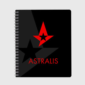 Тетрадь с принтом ASTRALIS АСТРАЛИС в городе Новоалтайск, 100% бумага | 48 листов, плотность листов — 60 г/м2, плотность картонной обложки — 250 г/м2. Листы скреплены сбоку удобной пружинной спиралью. Уголки страниц и обложки скругленные. Цвет линий — светло-серый
 | action | astralis | awp | counter strike | cs go | cs go global offensive | cybersport | faze clan | game | gamer | hyper beast | shooter | skin | team liquid | киберспорт | оружие | скины