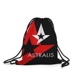 Рюкзак-мешок 3D с принтом ASTRALIS в городе Новоалтайск, 100% полиэстер | плотность ткани — 200 г/м2, размер — 35 х 45 см; лямки — толстые шнурки, застежка на шнуровке, без карманов и подкладки | action | astralis | awp | counter strike | cs go | cs go global offensive | cybersport | faze clan | game | gamer | hyper beast | shooter | skin | team liquid | киберспорт | оружие | скины