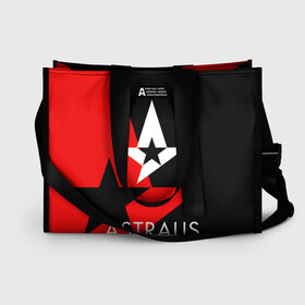 Сумка-шоппер 3D с принтом ASTRALIS в городе Новоалтайск, 100% полиэстер | застегивается на металлическую кнопку; внутренний карман застегивается на молнию. Стенки укреплены специальным мягким материалом, чтобы защитить содержимое от несильных ударов
 | action | astralis | awp | counter strike | cs go | cs go global offensive | cybersport | faze clan | game | gamer | hyper beast | shooter | skin | team liquid | киберспорт | оружие | скины