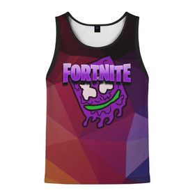 Мужская майка 3D с принтом Fortnite & Marshmello. в городе Новоалтайск, 100% полиэстер | круглая горловина, приталенный силуэт, длина до линии бедра. Пройма и горловина окантованы тонкой бейкой | fortnite | fortnite 2 | fortnite x | geometry | marshmello | ninja | ninja hyper streamer | ninja streamer | streamer | texture | tyl | абстракция | геометрия | дизайн | игра | маршмелло | ниндзя | силуэт | стиль | текстура | ул