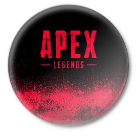 Значок с принтом APEX LEGENDS (Titanfall) в городе Новоалтайск,  металл | круглая форма, металлическая застежка в виде булавки | Тематика изображения на принте: apex | apex legends | apex legends battle royal | battle royal | legends | titanfall