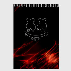 Скетчбук с принтом Marshmello в городе Новоалтайск, 100% бумага
 | 48 листов, плотность листов — 100 г/м2, плотность картонной обложки — 250 г/м2. Листы скреплены сверху удобной пружинной спиралью | marshmello | диджей | звезды | клуб | клубная музыка | космос | маршмеллоу | маршмэлло | маршмэллоу | музыка | небо | ночь | электронная