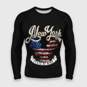 Мужской рашгард 3D с принтом New York, state of mind в городе Новоалтайск,  |  | background | best | black | cool | drawing | eagle | flag | graphics | inscription | new york | ribbon | state of mind | text | usa | wings | графика | крутой | крылья | лента | лучший | надпись | нью йорк | орел | рисунок | состояние души | сша | текст |