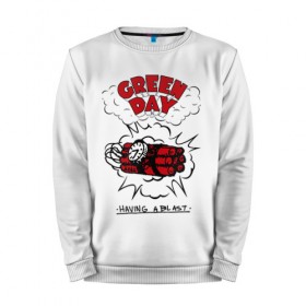 Мужской свитшот хлопок с принтом Green Day в городе Новоалтайск, 100% хлопок |  | green day | greenday | punk | rock | грин дэй | группы | музыка | панк | рок