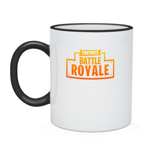 Кружка двухцветная с принтом FORTNITE BATTLE ROYALE в городе Новоалтайск, керамика | объем — 330 мл, диаметр — 80 мм. Цветная ручка и кайма сверху, в некоторых цветах — вся внутренняя часть | 2019 | armor | armour | cybersport | esport | fortnite | game | llama | logo | броня | игра | киберспорт | лама | фиолетовый | фирменные цвета | фортнайт