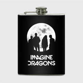 Фляга с принтом Imagine Dragons в городе Новоалтайск, металлический корпус | емкость 0,22 л, размер 125 х 94 мм. Виниловая наклейка запечатывается полностью | Тематика изображения на принте: believer | evolve | imagine dragons | night visions | radioactive | rock | группы | имейджин драгонс | инди | музыка | рок