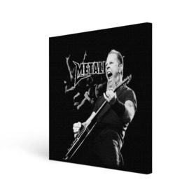 Холст квадратный с принтом Metallica в городе Новоалтайск, 100% ПВХ |  | Тематика изображения на принте: heavy metal | metal | metallica | группы | метал | металлика | музыка | рок | трэш метал | хєви метал