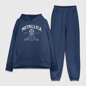Женский костюм хлопок Oversize с принтом Metallica в городе Новоалтайск,  |  | heavy metal | metal | metallica | группы | метал | металлика | музыка | рок | трэш метал | хєви метал