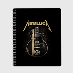 Тетрадь с принтом Metallica в городе Новоалтайск, 100% бумага | 48 листов, плотность листов — 60 г/м2, плотность картонной обложки — 250 г/м2. Листы скреплены сбоку удобной пружинной спиралью. Уголки страниц и обложки скругленные. Цвет линий — светло-серый
 | heavy metal | metal | metallica | группы | метал | металлика | музыка | рок | трэш метал | хєви метал