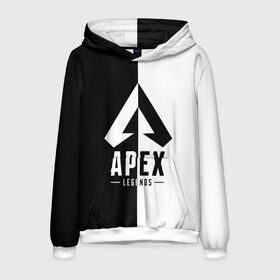 Мужская толстовка 3D с принтом APEX LEGENDS в городе Новоалтайск, 100% полиэстер | двухслойный капюшон со шнурком для регулировки, мягкие манжеты на рукавах и по низу толстовки, спереди карман-кенгуру с мягким внутренним слоем. | apex | legend | legends | titanfall | апекс | арех | бангалор | бладхаунд | верхушки | гибралтар | каустик | лайфлайн | легенда | легенды | ледженд | леджендс | мираж | орех | рэйф | титанфол
