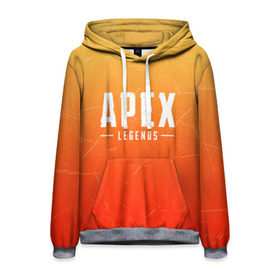 Мужская толстовка 3D с принтом APEX LEGENDS в городе Новоалтайск, 100% полиэстер | двухслойный капюшон со шнурком для регулировки, мягкие манжеты на рукавах и по низу толстовки, спереди карман-кенгуру с мягким внутренним слоем. | Тематика изображения на принте: apex | apex legends | battle | battle royal | titanfall | апекс | апекс легендс | батл рояль | битва | война | королевская битва