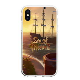 Чехол для iPhone XS Max матовый с принтом Sea of Thieves в городе Новоалтайск, Силикон | Область печати: задняя сторона чехла, без боковых панелей | blade | captain | game | hat | ken | pirate | sea of thieves | snake | sword | tatoo | woman | игры | пираты
